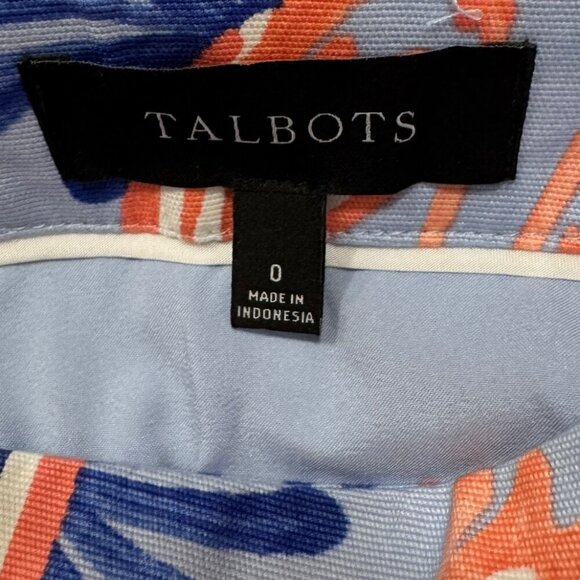 TALBOTS Canvas A-Line Skirt Size 0 - Picture 7 of 8